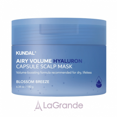 Kundal Airy Volume Hyaluron Capsule Scalp Mask Blossom Breeze ����� ��� ���� ������ � ������������� ���������