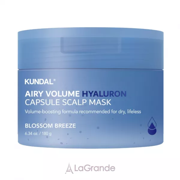 Kundal Airy Volume Hyaluron Capsule Scalp Mask Blossom Breeze ����� ��� ���� ������ � ������������� ���������