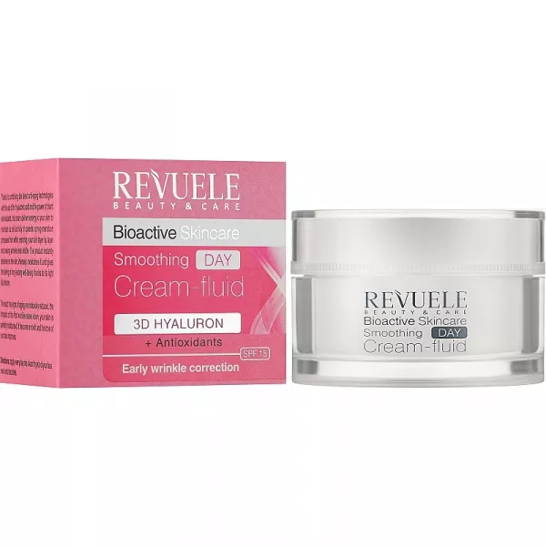 Revuele Bioactive Skincare 3D Hyaluron Smoothing Day Cream-Fluid SPF15 ������� ����-����� ��� ���� SPF15