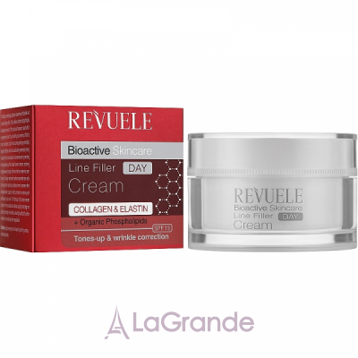Revuele Bioactive Skincare Collagen & Elastin Line Filler Day Cream SPF15 ������� ����-������ ��� ���� SPF15
