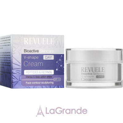 Revuele Bioactive Skincare Peptids & Retinol V-shape Day Cream SPF15 ���������������� ������� ���� ��� ������� ���� SPF15