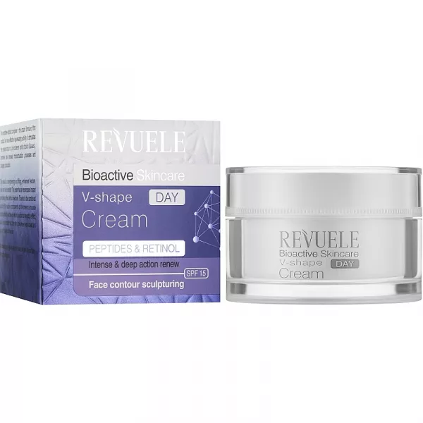 Revuele Bioactive Skincare Peptids & Retinol V-shape Day Cream SPF15 ���������������� ������� ���� ��� ������� ���� SPF15