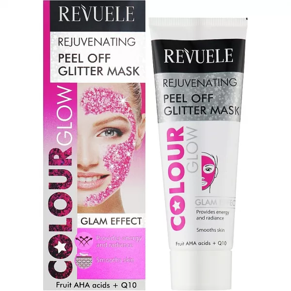 Revuele Color Glow Glitter Mask Pell-Off Rejuvenating ������� ������������� �����-������