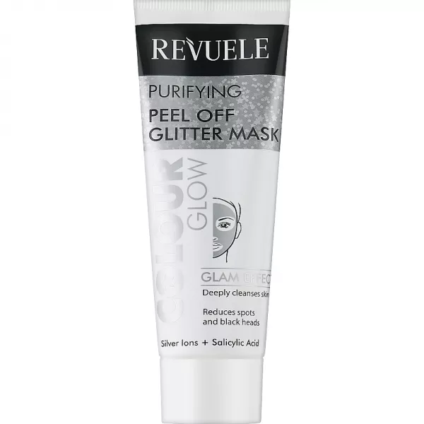 Revuele Color Glow Glitter Mask Pell-Off Purifying ���������� ��������� �����-������