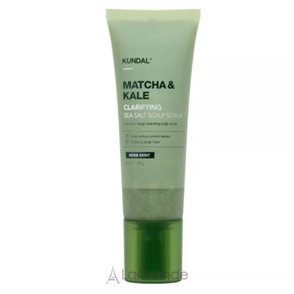 Kundal Matcha & Kale Clarifying Sea Salt Scalp Herb Mint ������� ������ ��� ���� ������