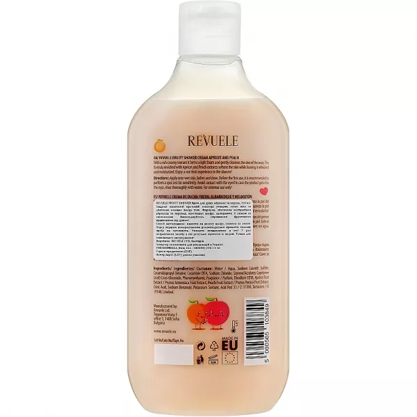 Revuele Fruity Shower Cream Apricot and Peach ���� ��� ���� � ��������� � ��������