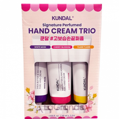 Kundal Signature Perfumed Hand Cream Trio ����� �� ���� ����������� ������  ��� ���