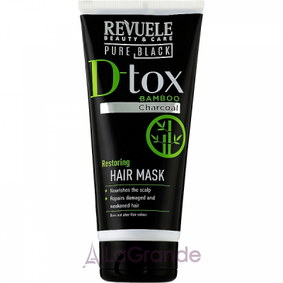 Revuele Pure Black Detox Restoring Hair Mask ����������������� ����� ��� �����