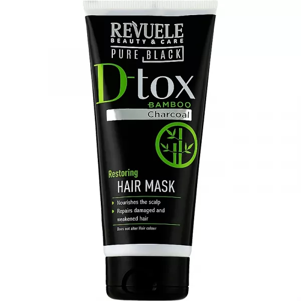 Revuele Pure Black Detox Restoring Hair Mask ����������������� ����� ��� �����