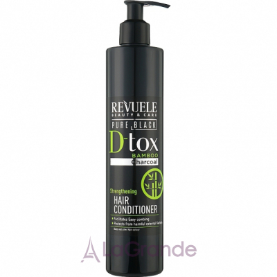 Revuele Pure Black Detox Strengthening Hair Conditioner ����������� ��� �����