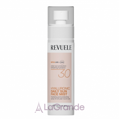 Revuele Hyaluronic Daily Sun Face Mist SPF30 ������������� ��� ��� ������� � ����������� �������� SPF30