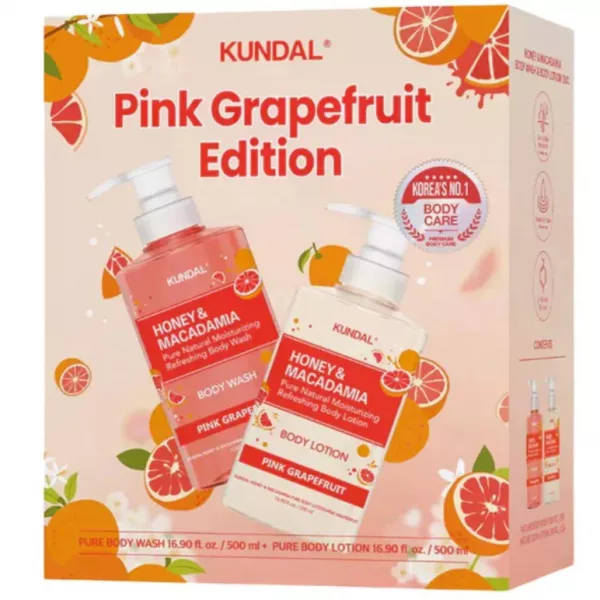 Kundal Pink Grapefruit Edition Honey & Macadamia ����� ��� ����  (���� ��� ���� 500 �� + ������ ��� ���� 500 ��)