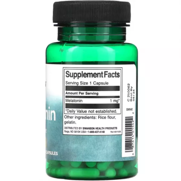 Swanson  Low Dose Melatonin 1 mg ����������� ������� 