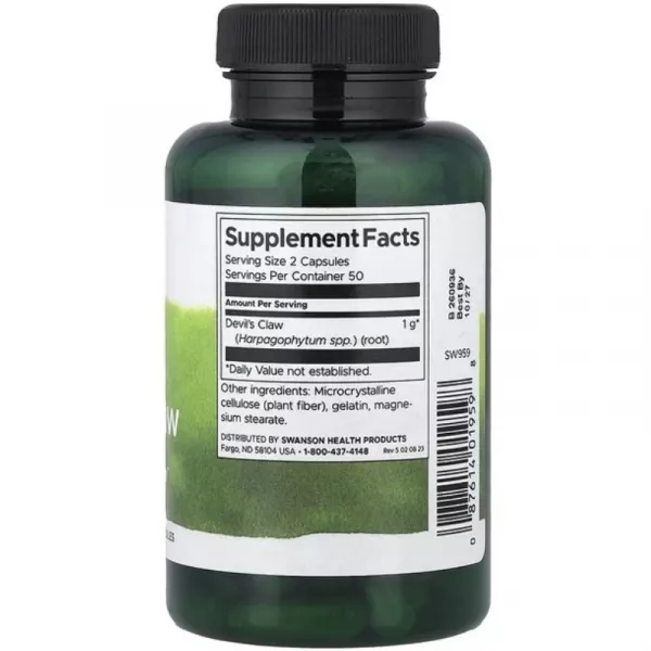 Swanson Full Spectrum Devil's Claw 500 mg ����������� ������� 