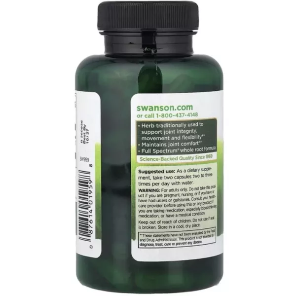Swanson Full Spectrum Devil's Claw 500 mg ����������� ������� 