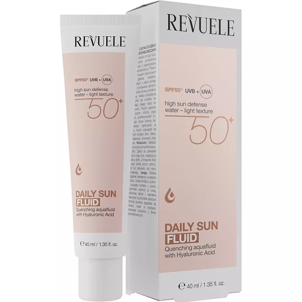 Revuele Hyaluronic Daily Sun Fluid SPF50+ �������������� ����� ��� ���� � ������������ �������� SPF50+