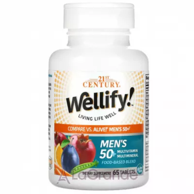 21st Century Wellify Men's 50+ Multivitamin Multimineral ������������ �� ������������� ��� ������� 50+
