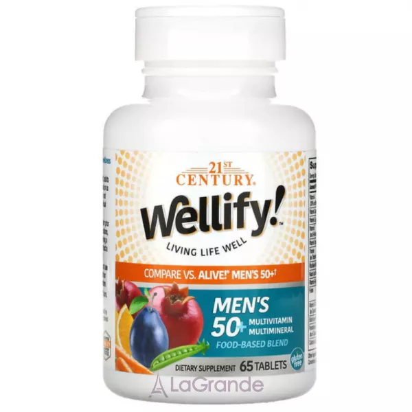 21st Century Wellify Men's 50+ Multivitamin Multimineral �������������� � �������������� ��� ������ 50+
