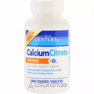 21st Century Calcium Citrate Petites+D3 ĳ������ ������� 