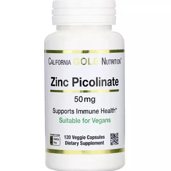 California Gold Nutrition Zinc Picolinate 50 mg ĳ������ ������� 