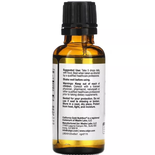 California Gold Nutrition Vitamin D3 Unflavored ĳ������ ������� 