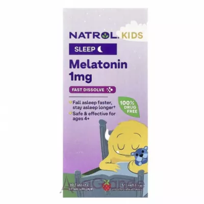 Natrol Kids Melatonin 1mg ��������� ��� ���� 1 �� � ������ ��������