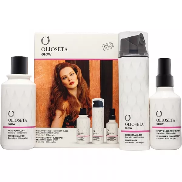Barex Italiana Olioseta Glow ����� ��� ����� (shm/250ml + mask/200ml + h/spray/150ml)