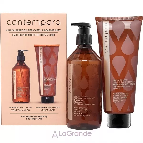 Barex Italiana Contempora Hair Superfood For Frizzy Hair ����� ��� ��������� ����� (shm/500ml + mask/350ml)