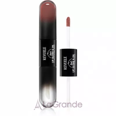 Revuele Lip Gloss & Oil 2 in 1 ����� �� ��� ��� ��� 2 � 1