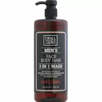Dead Sea Collection Men�s Sandalwood Face, Hair & Body Wash 3 in 1 ���� ��� ����, ����� � ���� ��� ������ "Sandalwood "