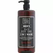 Dead Sea Collection Men�s Sandalwood Face, Hair & Body Wash 3 in 1 1000ml