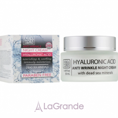 Dead Sea Collection Hyaluronic Acid Anti-Wrinkle Night Cream ������ ���� ������ ������  � ������������ �������� � ���������� �������� ����