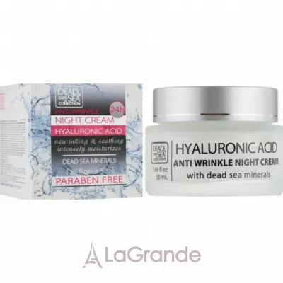 Dead Sea Collection Hyaluronic Acid Anti-Wrinkle Night Cream ������ ���� ������ ������  � ������������ �������� � ���������� �������� ����