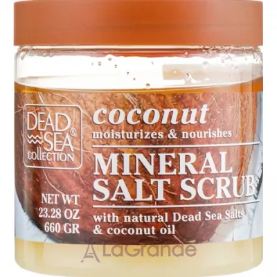 Dead Sea Collection Coconut Salt Scrub ����� ��� ���� � ���������� �������� ���� � ������ ������
