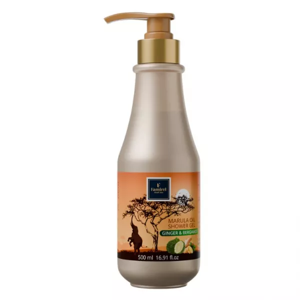 Famirel Marula Oil Shower Gel Ginger and Bergamot ���� ��� ���� � ������ ������ 
