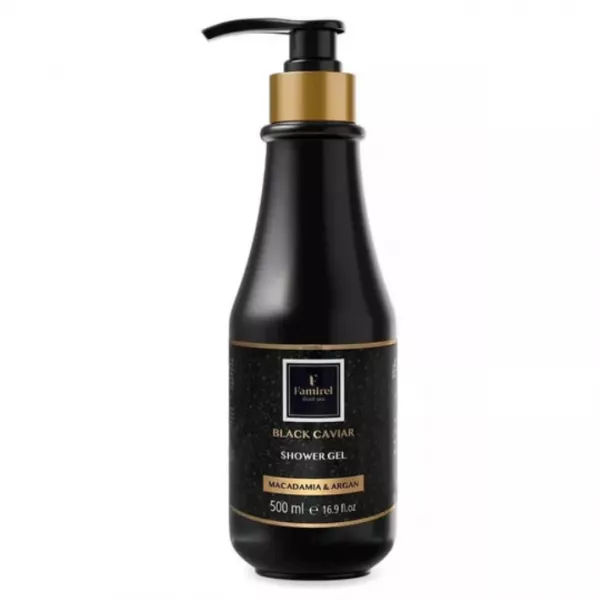 Famirel Black Caviar Macadamia &  Argan Shower Gel ���� ��� ���� � ���������� ������ ���� 