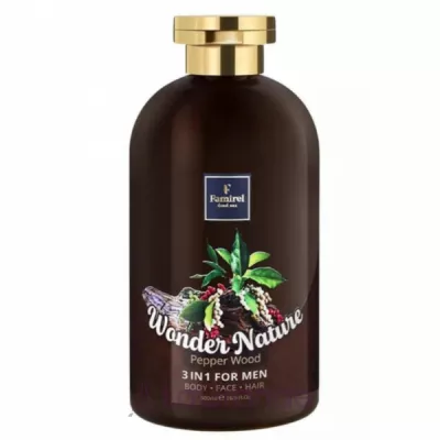 Famirel Pepper Wood Wonder Nature Shower Gel 3 In 1 ���� ��� ���� ��� ������ 3 � 1 