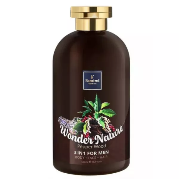 Famirel Pepper Wood Wonder Nature Shower Gel 3 In 1 ���� ��� ���� ��� ������ 3 � 1 