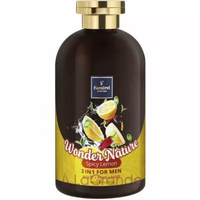 Famirel Spicy Lemon Wonder Nature Shower Gel 3 In 1 ���� ��� ���� ��� ������ 3 � 1 