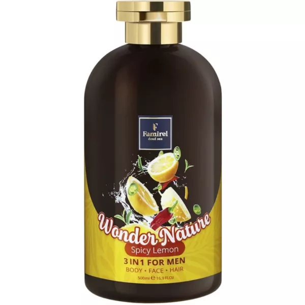 Famirel Spicy Lemon Wonder Nature Shower Gel 3 In 1 ���� ��� ���� ��� ������� 3 � 1 