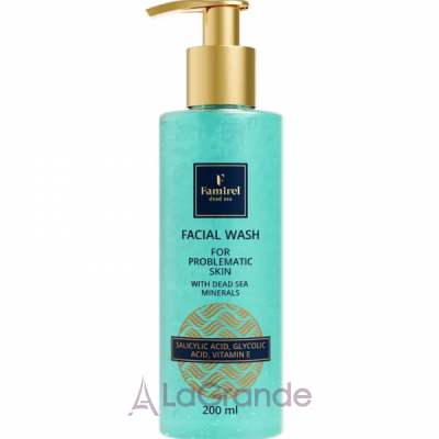 Famirel Facial Wash For Problematic Skin With Dead Sea Minerals ���� ��� �������� ��� ���������� ���� � ���������� �������� ����. ����������� � ���������� ��������� � ��������� �