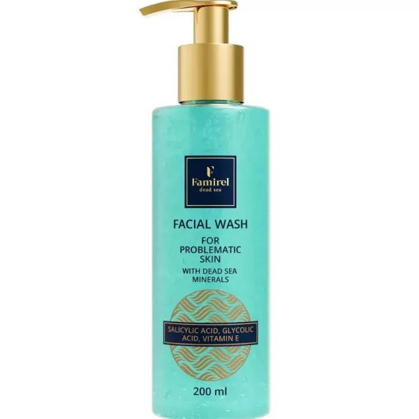 Famirel Facial Wash For Problematic Skin With Dead Sea Minerals ���� ��� �������� ��� ��������� ���� � ��������� �������� ����. ���������� �� ��������� ��������� �� ������� �