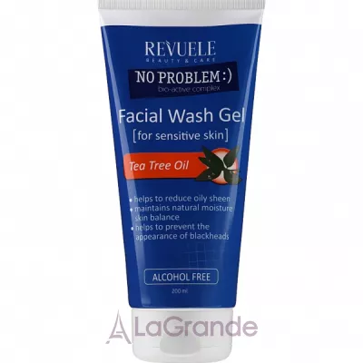 Revuele No Problem Facial Wash Gel Tea Tree Oil ���� ��� �������� � �볺� ������� ������