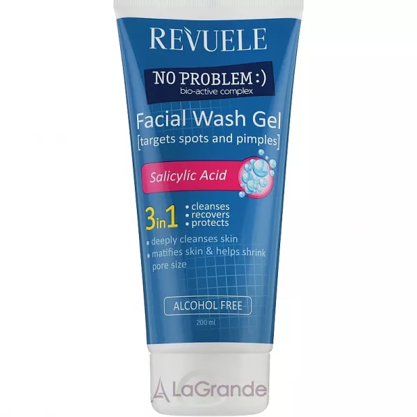 Revuele No Problem Facial Wash Gel Salicylic Acid ���� ��� �������� 3 � 1 � ���������� ��������