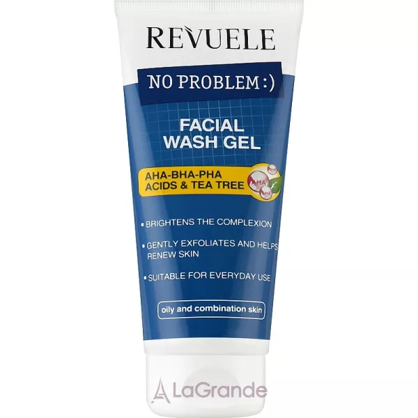 Revuele No Problem Facial Wash Gel ���-���-��� Acids & Tea Tree ���� ��� �������� � ���-���-��� ��������� �� ������ �������