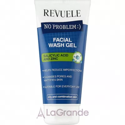 Revuele No Problem Facial Wash Gel Salicylic Acid & Zinc ���� ��� �������� � ���������� �������� �� ������