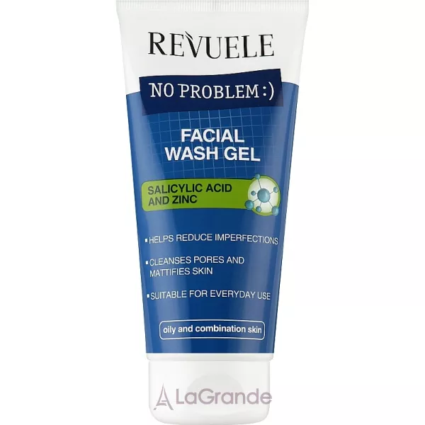 Revuele No Problem Facial Wash Gel Salicylic Acid & Zinc ���� ��� �������� � ���������� �������� �� ������