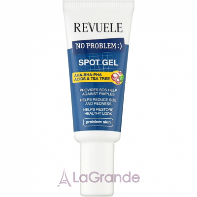 Revuele No Problem Spot Gel ���-���-��� Acids & Tea Tree ���� ��� ��������� ��������� � ���-���-��� ��������� �� ������ �������