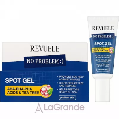Revuele No Problem Spot Gel ���-���-��� Acids & Tea Tree ���� ��� ��������� ��������� � ���-���-��� ��������� �� ������ �������