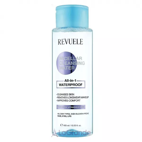 Revuele Micellar Cleansing Water All-In-1 Waterproof ����������� ����